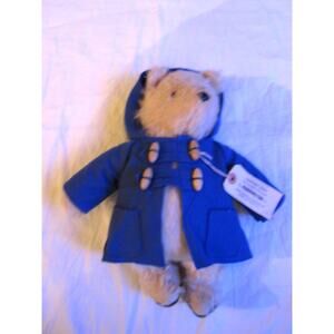Paddington Bear Plush Doll Gabrielle Designs England 1981 Blue Raincoat Vintage!